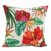 Decorative & Throw Pillows * | Saro Lifestyle Island Palms Statement Decorative Pillow, 18 X 18 Multi