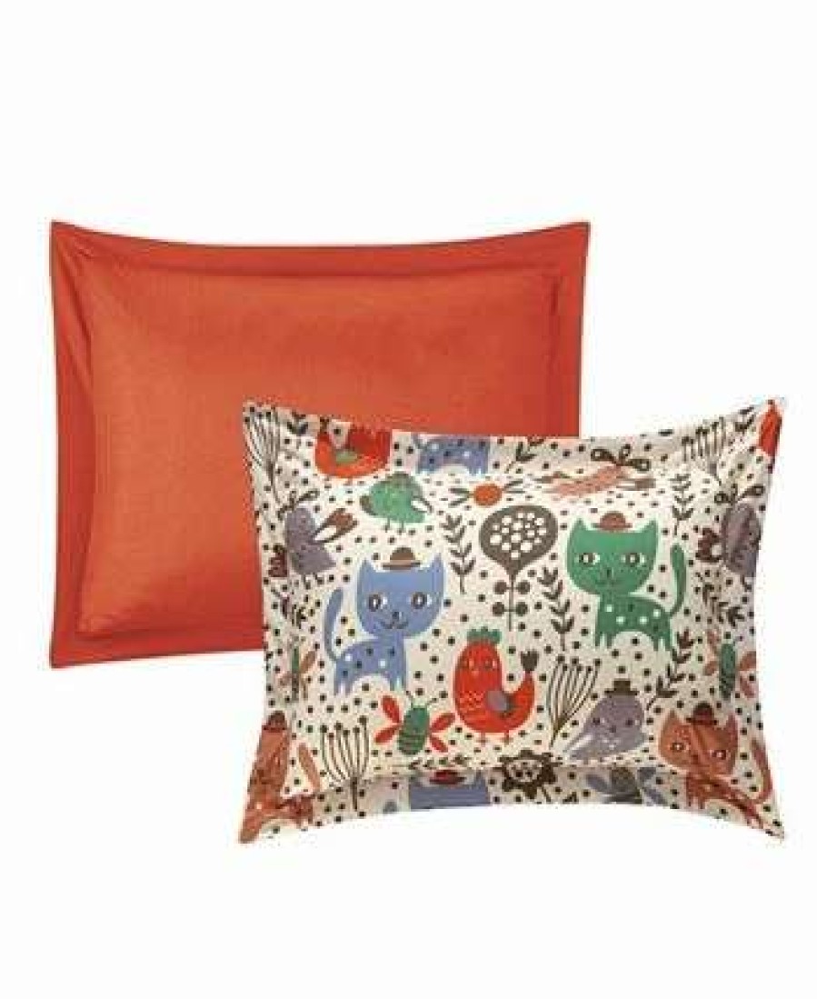 Comforter Sets * | Chic Home Flopsy 8 Piece Full Bed In A Bag Comforter Set Orange