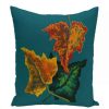 Decorative & Throw Pillows * | E By Design 16 Inch Decorative Floral Throw Pillow Blue