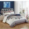 Duvet Covers & Sets * | Chic Home Weston 4 Pc Queen Duvet Cover Set Blue