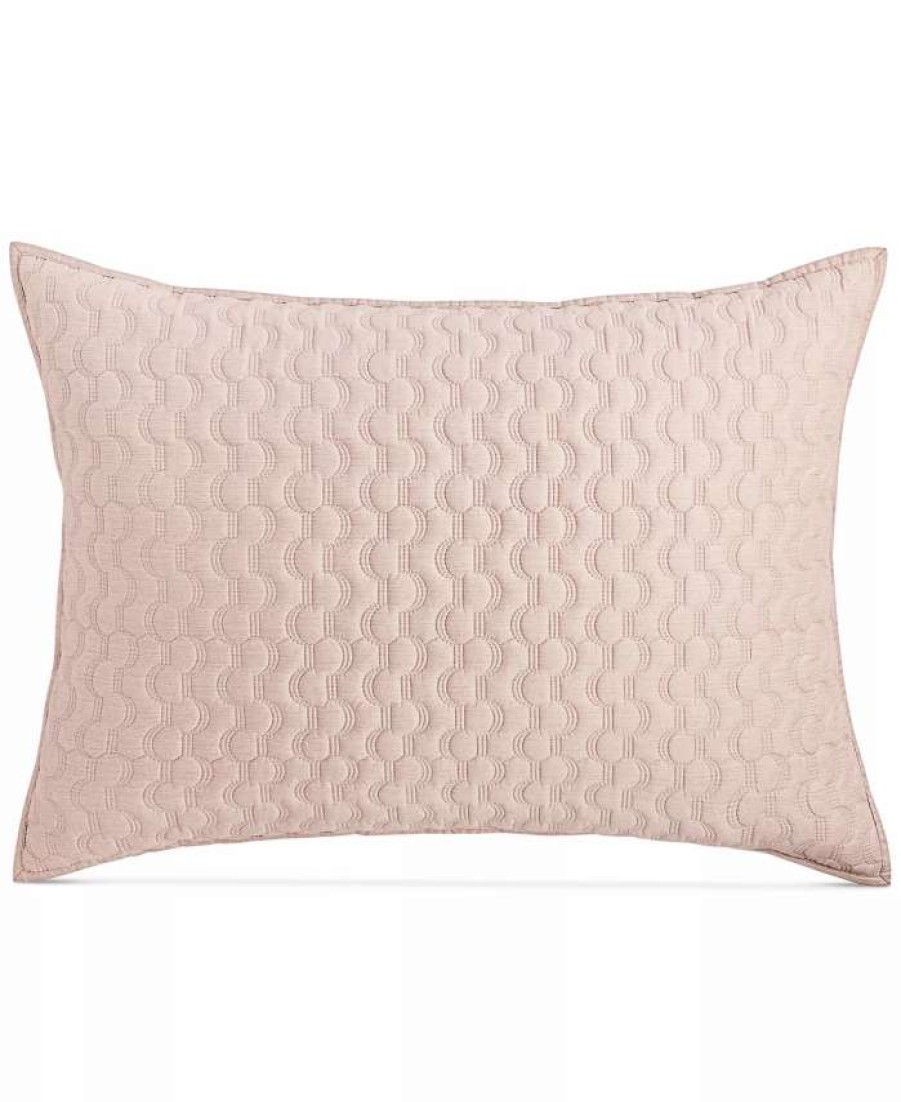 Duvet Covers & Sets * | Hotel Collection Manhattan Quilted Sham, King, Created For Macy'S Clay