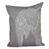 Decorative & Throw Pillows * | E By Design 16 Inch Decorative Safari Throw Pillow Gray