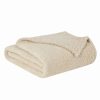 Blankets & Throws * | My World Cloud Sherpa Blanket, Twin Xl Ivory