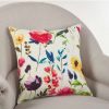 Decorative & Throw Pillows * | Saro Lifestyle Jardin Du Luxembourg Floral Decorative Pillow, 18 X 18 Multi