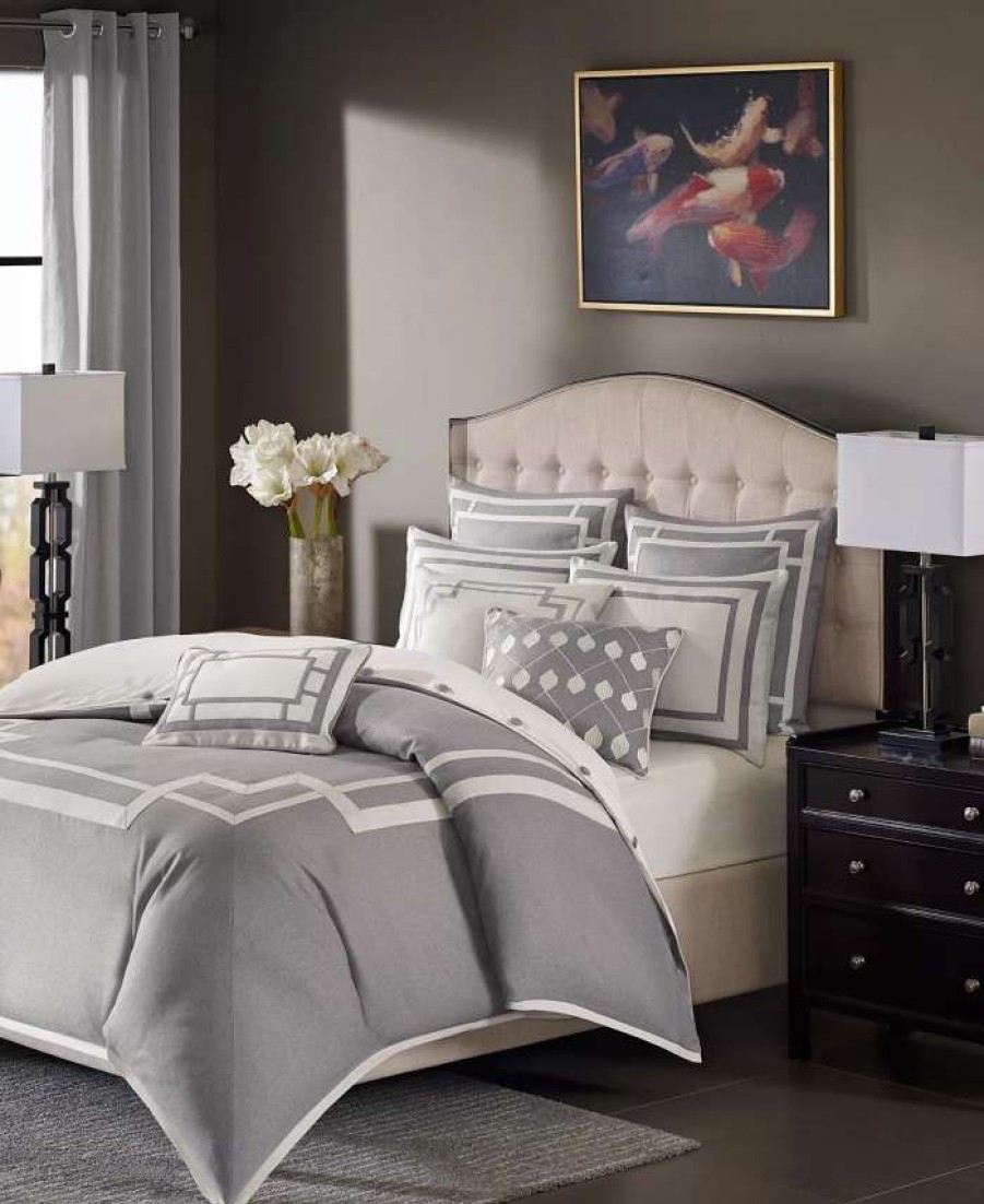 Comforter Sets * | Madison Park Signature Voy Comforter Sets Grey