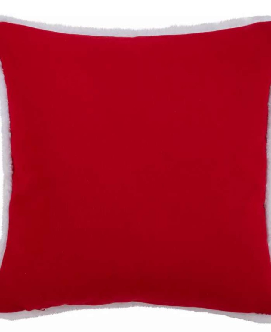 Decorative & Throw Pillows * | Saro Lifestyle Oh Christmas Tree Decorative Pillow, 16 X 16 Red