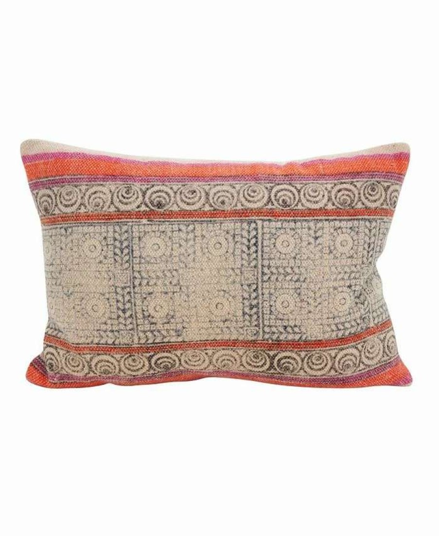 Decorative & Throw Pillows * | Saro Lifestyle Boho Mix Decorative Pillow, 12 X 20 Multi