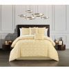 Comforter Sets * | Chic Home Ahtisa 5 Piece Queen Comforter Set Yellow