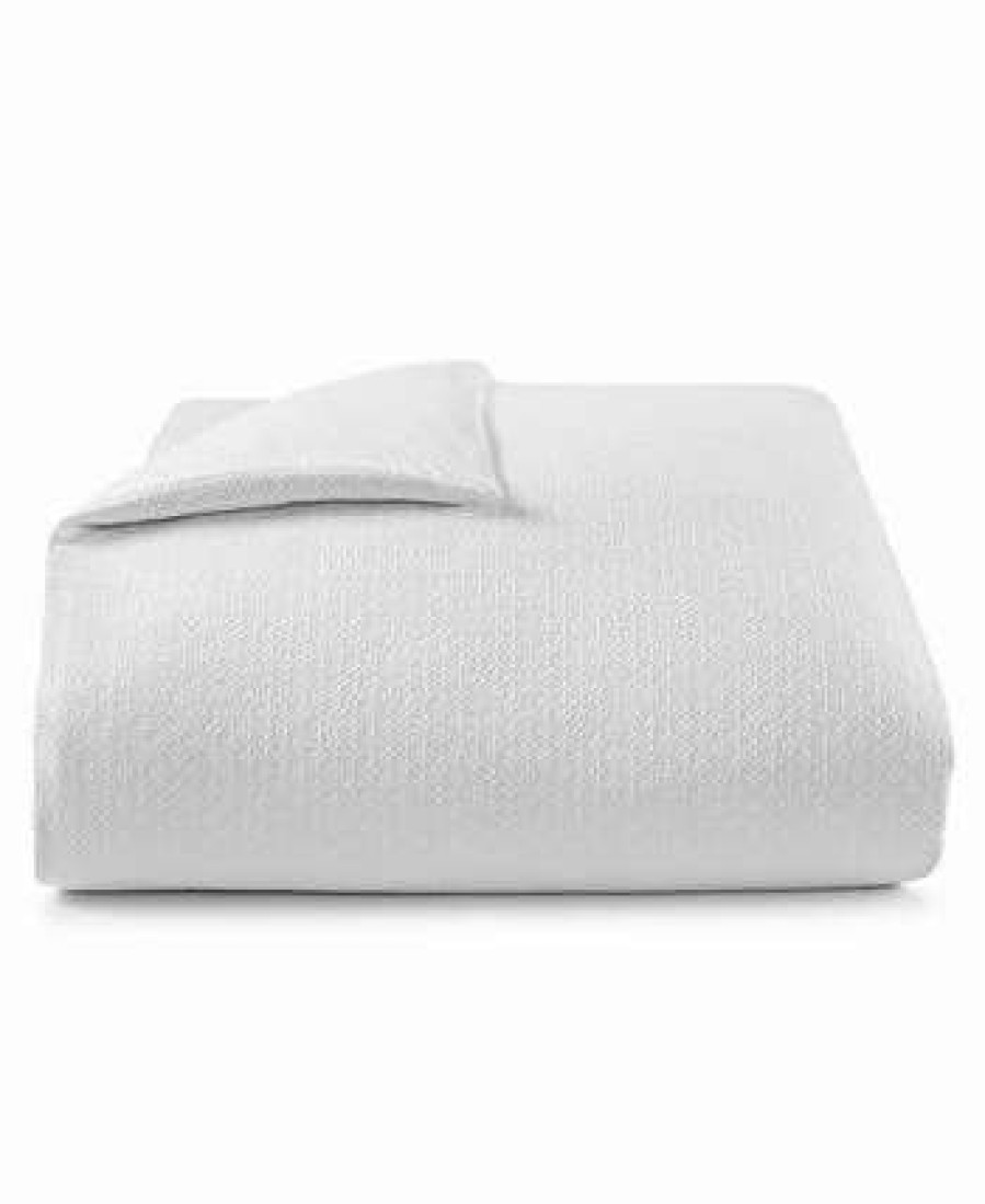 Comforter Sets * | Charter Club Diamond Dot 300 Thread Count 2-Pc. Comforter Set, Twin, Created For Macy'S White