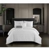 Comforter Sets * | Chic Home Addison 5 Piece King Comforter Set White