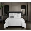 Comforter Sets * | Chic Home Addison 5 Piece Queen Comforter Set White