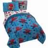 Sheets & Pillowcases * | Spider-Man Burst Full Sheet Set, 4 Pieces Multi-Color