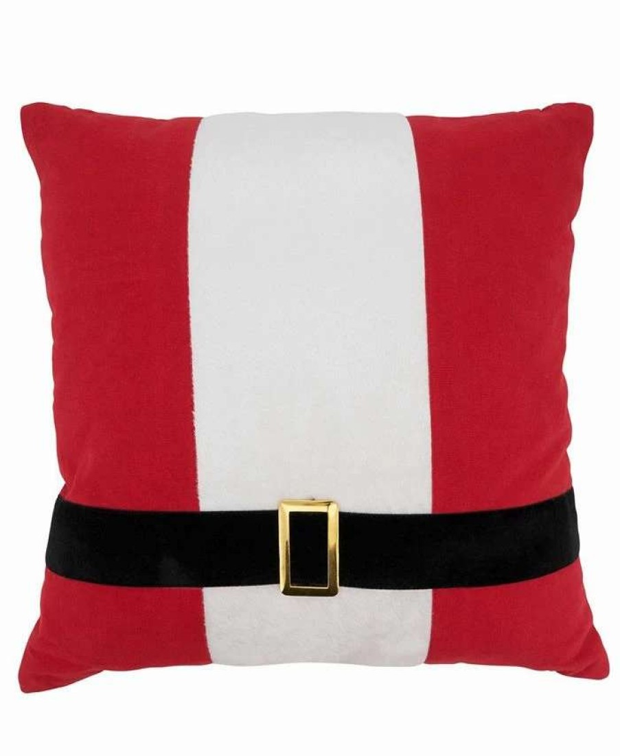 Decorative & Throw Pillows * | Saro Lifestyle Nta'S Belt Decorative Pillow, 18 X 18 Red