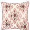 Decorative & Throw Pillows * | Homey Cozy Stella Woven Cotton Square Decorative Throw Pillow Blush