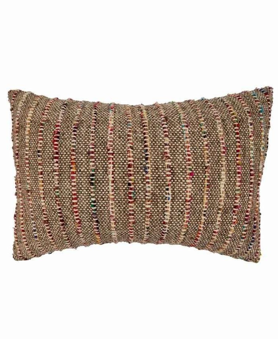 Decorative & Throw Pillows * | Saro Lifestyle Corded Decorative Pillow, 16 X 24 Multi