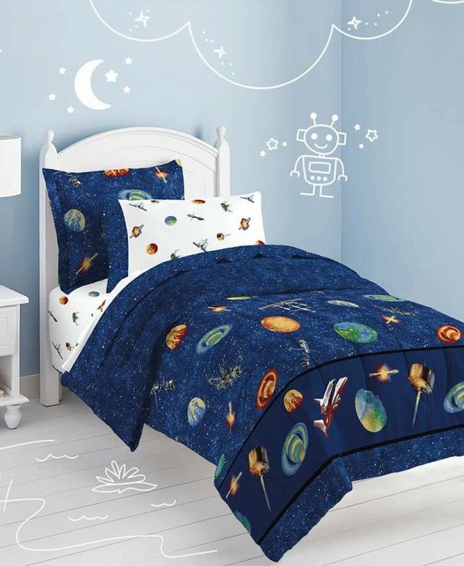 Comforter Sets * | Dream Factory Outer Space Full Comforter Set Multi