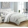 Duvet Covers & Sets * | Chic Home Veronica 7 Pc King Duvet Set