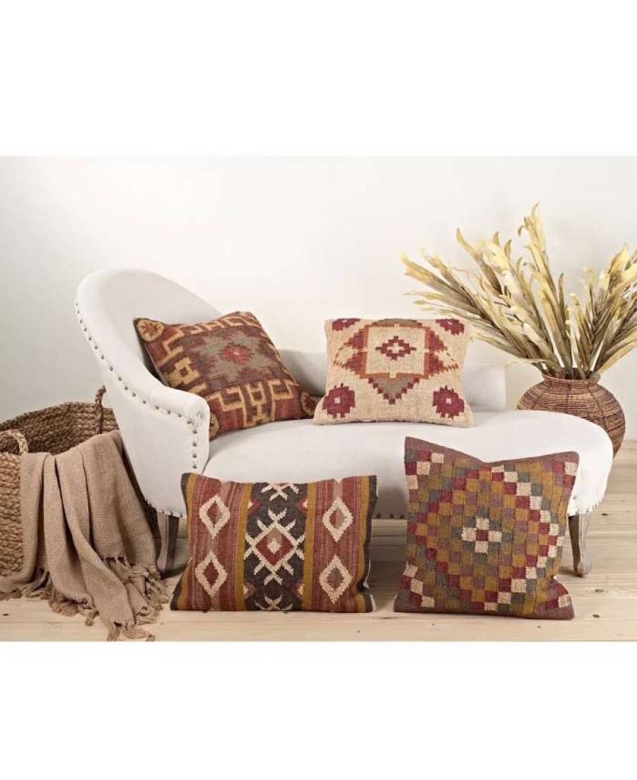 Decorative & Throw Pillows * | Saro Lifestyle Kilim Decorative Pillow, 16 X 23 Multi