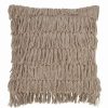 Decorative & Throw Pillows * | Saro Lifestyle Woven Fringes Decorative Pillow, 18 X 18