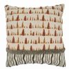 Decorative & Throw Pillows * | Saro Lifestyle Abstract Embroidered Decorative Pillow, 20 X 20 Multi