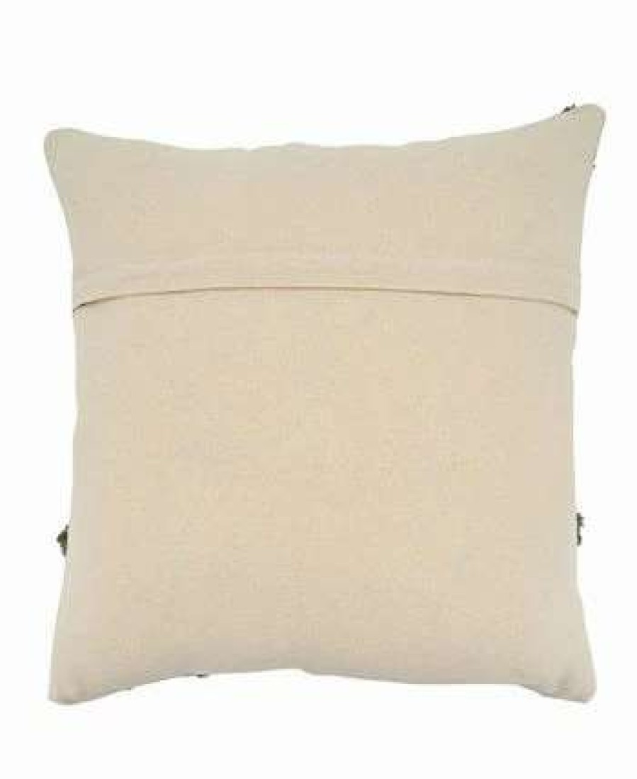 Decorative & Throw Pillows * | Saro Lifestyle Abstract Embroidered Decorative Pillow, 20 X 20 Multi