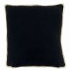 Decorative & Throw Pillows * | Saro Lifestyle Reversible Throw Pillow Black