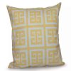 Decorative & Throw Pillows * | E By Design 16 Inch Decorative Geometric Throw Pillow Yellow