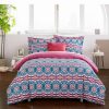 Duvet Covers & Sets * | Chic Home Gavin 4 Pc Full Duvet Cover Set Fuschia