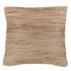 Decorative & Throw Pillows * | Saro Lifestyle Jute Accent Decorative Pillow, 18 X 18 Natural